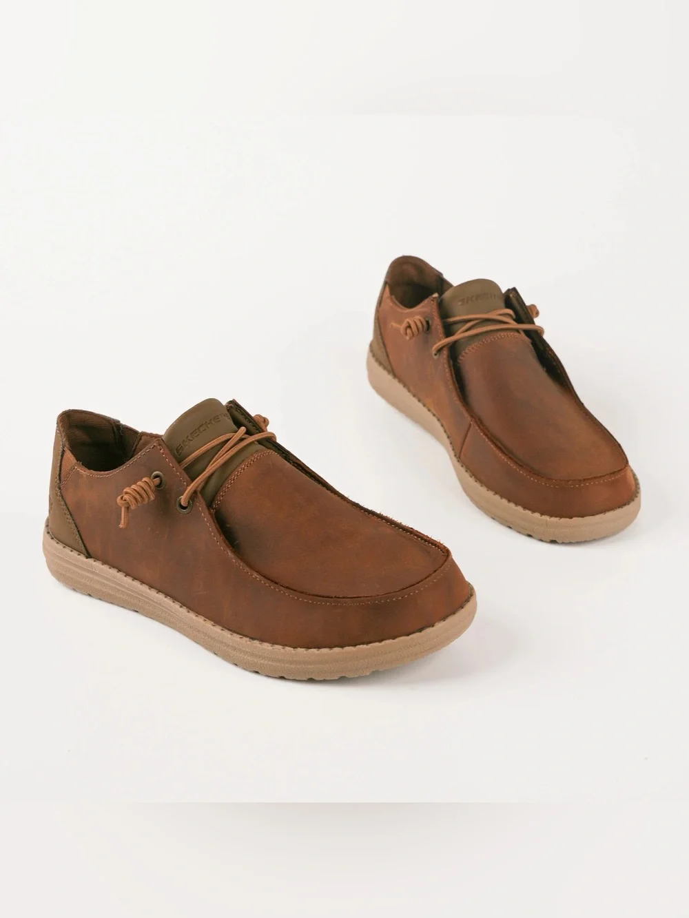 Skechers Melson Ramilo Air-Cooled Memory Foam Leather Lace-Up Oxford Men's 12